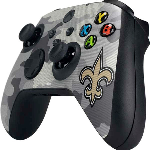 NFL New Orleans Saints Camo Xbox Series X Controller Skin