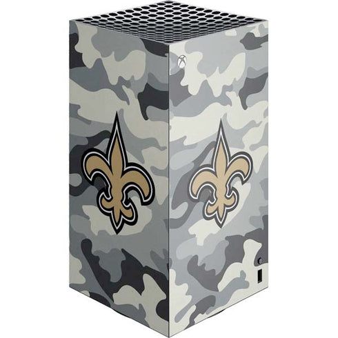 NFL New Orleans Saints Camo XBox Series X Digital Edition Console Skin