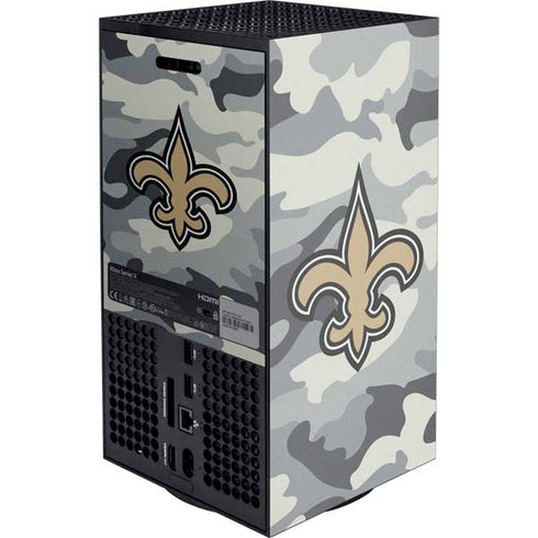 NFL New Orleans Saints Camo XBox Series X Digital Edition Console Skin