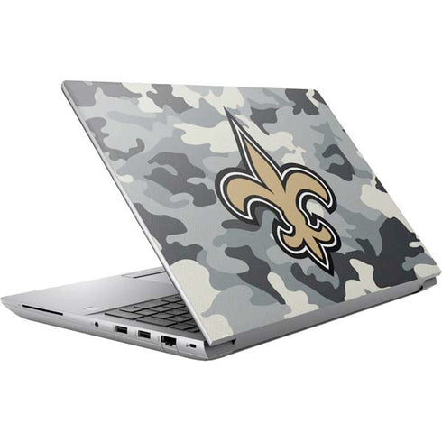 NFL New Orleans Saints Camo HP ZBook Fury 16 G10 Skin