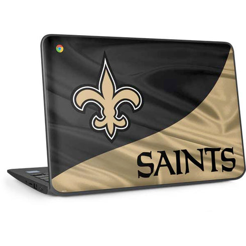 NFL New Orleans Saints HP Chromebook Skin