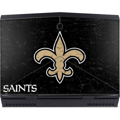 NFL New Orleans Saints Distressed Dell Alienware Skin