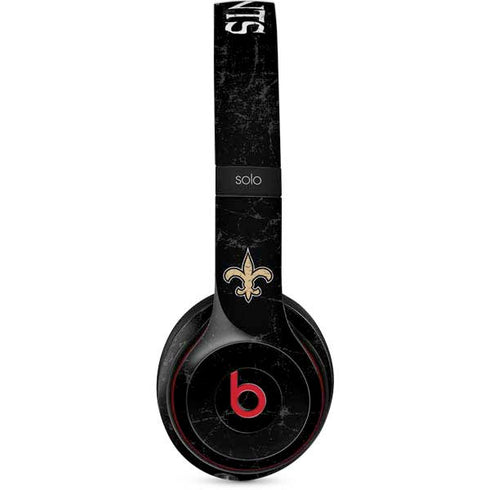 NFL New Orleans Saints Distressed Beats Solo 3 Wireless Skin