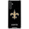 NFL New Orleans Saints Distressed Galaxy A17 Clear Case