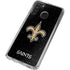 NFL New Orleans Saints Distressed Galaxy A21 Clear Case