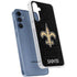 NFL New Orleans Saints Distressed Galaxy A35 5G Clear Case