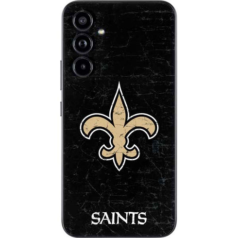 NFL New Orleans Saints Distressed Galaxy A54 5G Skin