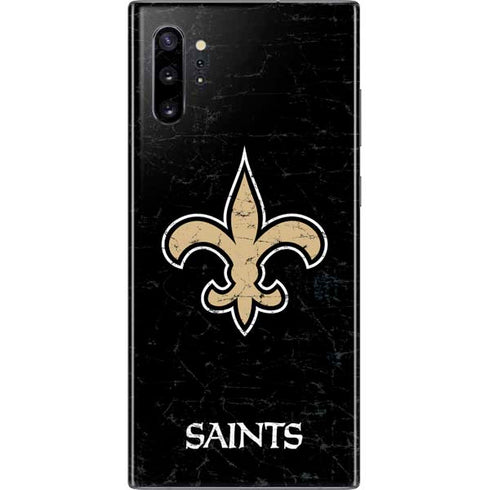 NFL New Orleans Saints Distressed Galaxy Note 10 Plus Skin