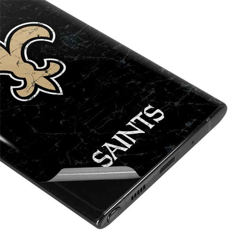 NFL New Orleans Saints Distressed Galaxy Note 10 Plus Skin