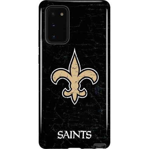 NFL New Orleans Saints Distressed Galaxy Note20 5G Pro Case