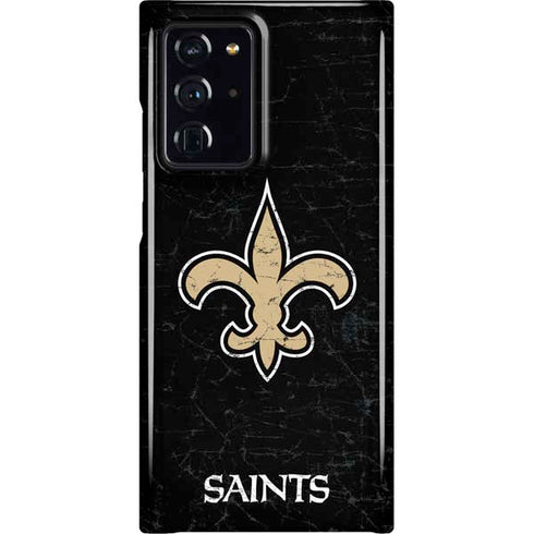 NFL New Orleans Saints Distressed Galaxy Note20 Ultra 5G Lite Case