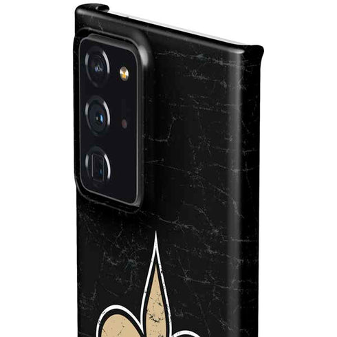 NFL New Orleans Saints Distressed Galaxy Note20 Ultra 5G Lite Case