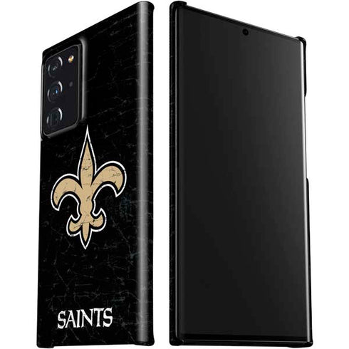 NFL New Orleans Saints Distressed Galaxy Note20 Ultra 5G Lite Case