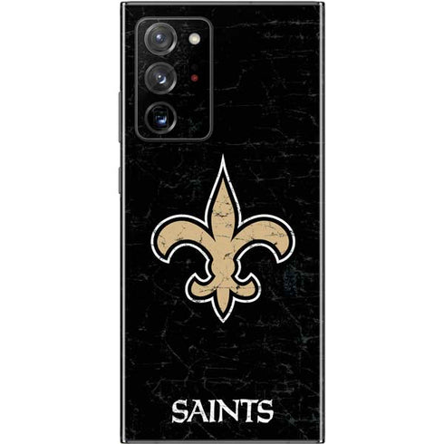 NFL New Orleans Saints Distressed Galaxy Note20 Ultra 5G Skin