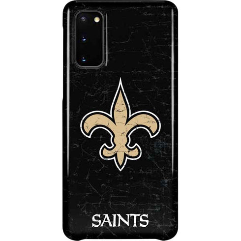 NFL New Orleans Saints Distressed Galaxy S20 Lite Case