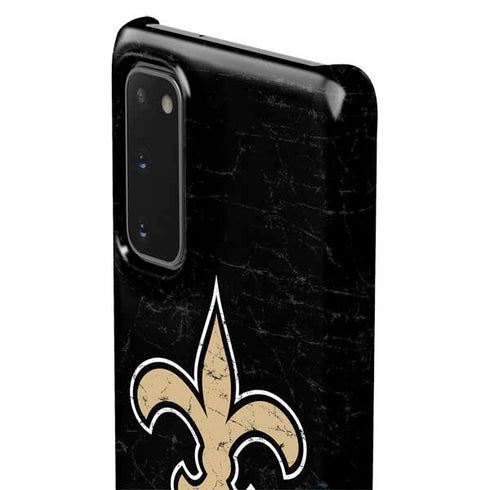 NFL New Orleans Saints Distressed Galaxy S20 Lite Case
