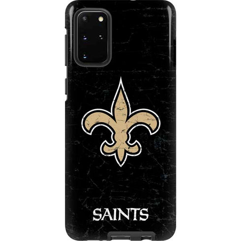 NFL New Orleans Saints Distressed Galaxy S20 Plus Pro Case