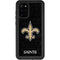 NFL New Orleans Saints Distressed Galaxy S20 Plus Waterproof Case