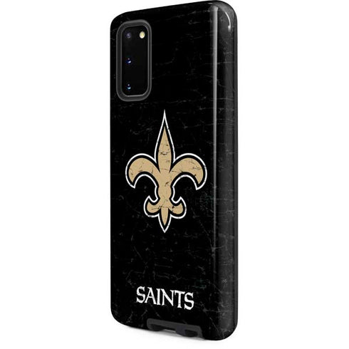 NFL New Orleans Saints Distressed Galaxy S20 Pro Case