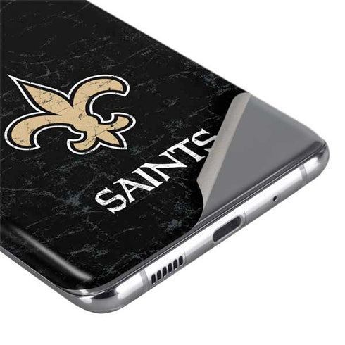NFL New Orleans Saints Distressed Galaxy S20 Ultra 5G Skin