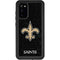 NFL New Orleans Saints Distressed Galaxy S20 Waterproof Case