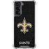 NFL New Orleans Saints Distressed Galaxy S22 Clear Case