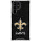NFL New Orleans Saints Distressed Galaxy S23 Ultra Clear Case