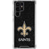 NFL New Orleans Saints Distressed Galaxy S23 Ultra Clear Case