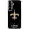 NFL New Orleans Saints Distressed Galaxy S26 Plus Clear Case