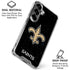 NFL New Orleans Saints Distressed Galaxy S26 Plus Clear Case