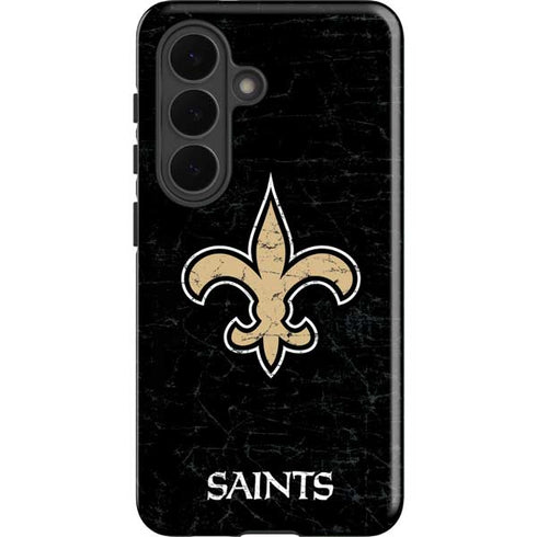 NFL New Orleans Saints Distressed Galaxy S26 Plus Impact Case