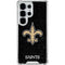 NFL New Orleans Saints Distressed Galaxy S26 Ultra Clear Case