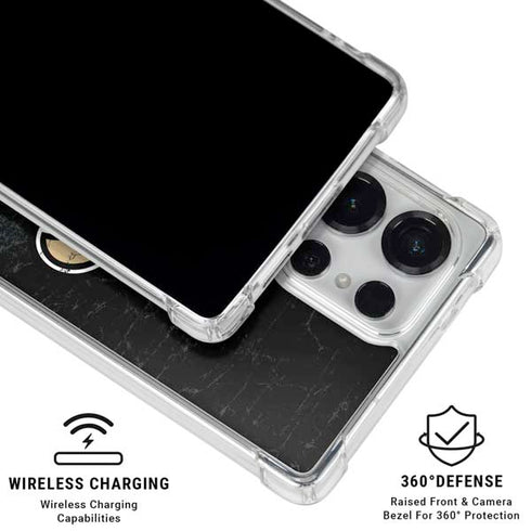 NFL New Orleans Saints Distressed Galaxy S26 Ultra Clear Case