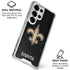 NFL New Orleans Saints Distressed Galaxy S26 Ultra Clear Case