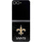 NFL New Orleans Saints Distressed Galaxy Z Flip6 Skin