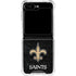 NFL New Orleans Saints Distressed Galaxy Z Flip6 Clear Case