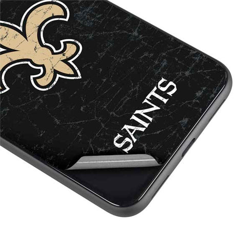 NFL New Orleans Saints Distressed Google Pixel 4 XL Skin