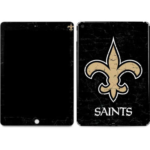NFL New Orleans Saints Distressed Apple iPad Skin
