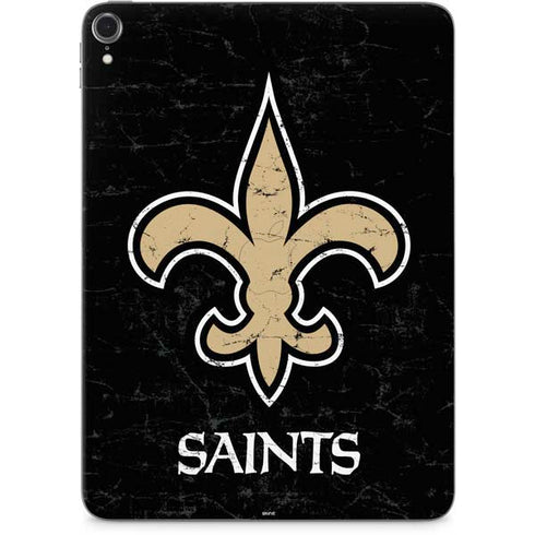 NFL New Orleans Saints Distressed Apple iPad Pro Skin