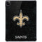 NFL New Orleans Saints Distressed iPad Pro 11in (2024) Clear Case