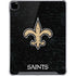 NFL New Orleans Saints Distressed iPad Pro 12.9in (2020) Clear Case