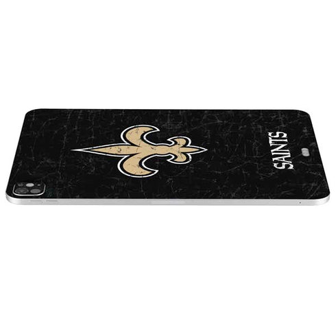 NFL New Orleans Saints Distressed iPad Pro 13in M4 (2024) Skin
