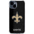 NFL New Orleans Saints Distressed iPhone 15 Clear Case
