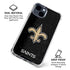 NFL New Orleans Saints Distressed iPhone 15 Clear Case