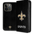 NFL New Orleans Saints Distressed iPhone 15 Pro Folio Case