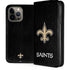 NFL New Orleans Saints Distressed iPhone 15 Pro Max Folio Case