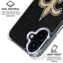 NFL New Orleans Saints Distressed iPhone 16 Plus Clear Case