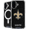 NFL New Orleans Saints Distressed iPhone 16 Plus MagSafe Case