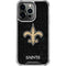NFL New Orleans Saints Distressed iPhone 16 Pro Max Clear Case
