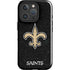 NFL New Orleans Saints Distressed iPhone 16 Pro Max Impact Case